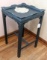 Cute little painted side table is 26