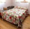 Antique iron full size bed in very good shape comes with mattress, box spring and bedding as