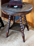 Charming side table is about 20