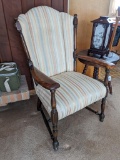 Nice armchair matches the rocker in lot 10. About 27