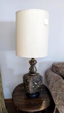 Make a statement with this retro lamp; measures 11