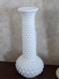 E.O. Brody white milk glass vase is 7-3/4