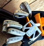 Walter Hagen golf setup is in great condition. Incl iMS2 drivers, irons, and putter. Bag has