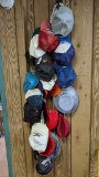 No Shipping, bring tools. Vertical 4' hat rack with around 2 dozen hats.