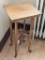 Antique plant stand is about 15