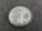 2018 Walking Liberty Silver Eagle dollar, 1 oz fine silver round in hard case.