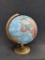 Nice World Nation Series globe by Replogle Globes is in good condition and features raised mountain