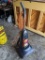 Sharp Commercial 10 amp vacuum cleaner works - label states 'Library Quiet'.