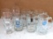 Beer glasses and mugs including Old Style, Michelob, Lowen Brau and Ducks Unlimited.