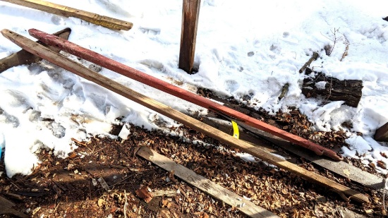 12' and 11' sleigh or wagon draw bars.