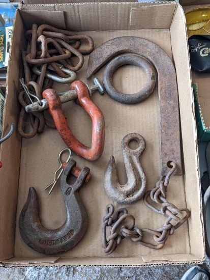 7/16" slip hook, a grab hook, chain, more.