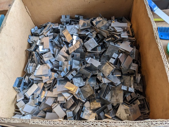 Galvanized and other brackets. most are 1-1/4".