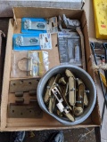 Hasps, hinges, cabinet handles, and more.