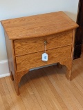 Sweet little nightstand is about 21