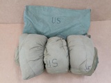 US Military Korean War era M-1949 artic sleeping bag feels down filled. Inside marked with
