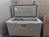 Yeti Tundra 75 chest cooler with coated wire tray insert and original box. Cooler is in great shape.