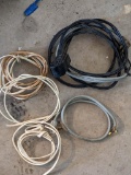 Welder or dryer extension cord, other heavy gauge copper cord. Box is 16