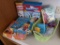 Goldie Blox and TinkerToy sets. Incl Goldie Box and the Dunk Tank, Goldie Blox and the Spinning