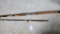 Heavy duty custom crafted vintage big water fishing rod by The Brule Corp of Iron River WIS. Two