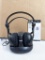 Nice RCA wireless headphones with charging base, cords, manual. Model WHP141. In good condition.