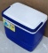 Igloo 24 qt cooler holds 32 twelve oz cans and is in good condition.