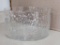 Large glass salad or fruit bowl by Ittala, Finland; measures 9-1/2