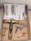 Rosaries, crucifixes, prayer cards, more. Largest crucifix is 10