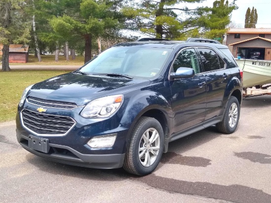 2017 AWD Chevy Equinox VIN 2GNFLFEK2H6177903 has only 63,853 miles.  Buyer's Fee lowered to 11%