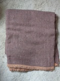 American Woolen Co. wool blanket; measures 80