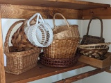 Collection of baskets and a 16