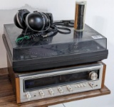 Pioneer stereo receiver, Sanyo DC-Servo Stereo Turntable, Pioneer stereo headphones, more. Pioneer
