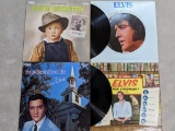 Records incl Elvis Country, Elvis For Everyone, Elvis How Great Thou Art, and Elvis Volume 2.