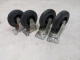 Set of four casters w/ 4