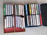 Elton John, George Michael, Elvis and other cassette tapes.