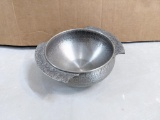 Neat pewter bowl was made in Norway by Elk Tinn or Herdet Tinn. Marked 278 H. Approx 7
