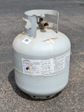 20 lb propane tank with OPD valve. No shipping.