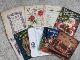 Vintage sheet music incl Roses of Picardy copyright 1916, On The Road to Mandalay copyright 1936,