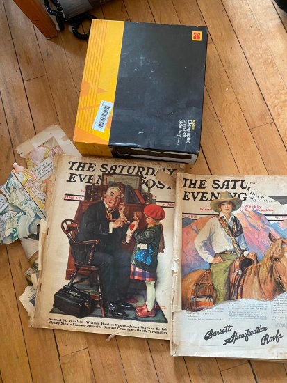Old magazines and slides