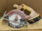 DeWalt compact circular saw comes with DeWalt 18V XRP battery. Runs. Blade approx 6-1/4