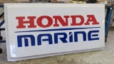 Huge Honda Marine sign is about 8' x 4'. In good condition.