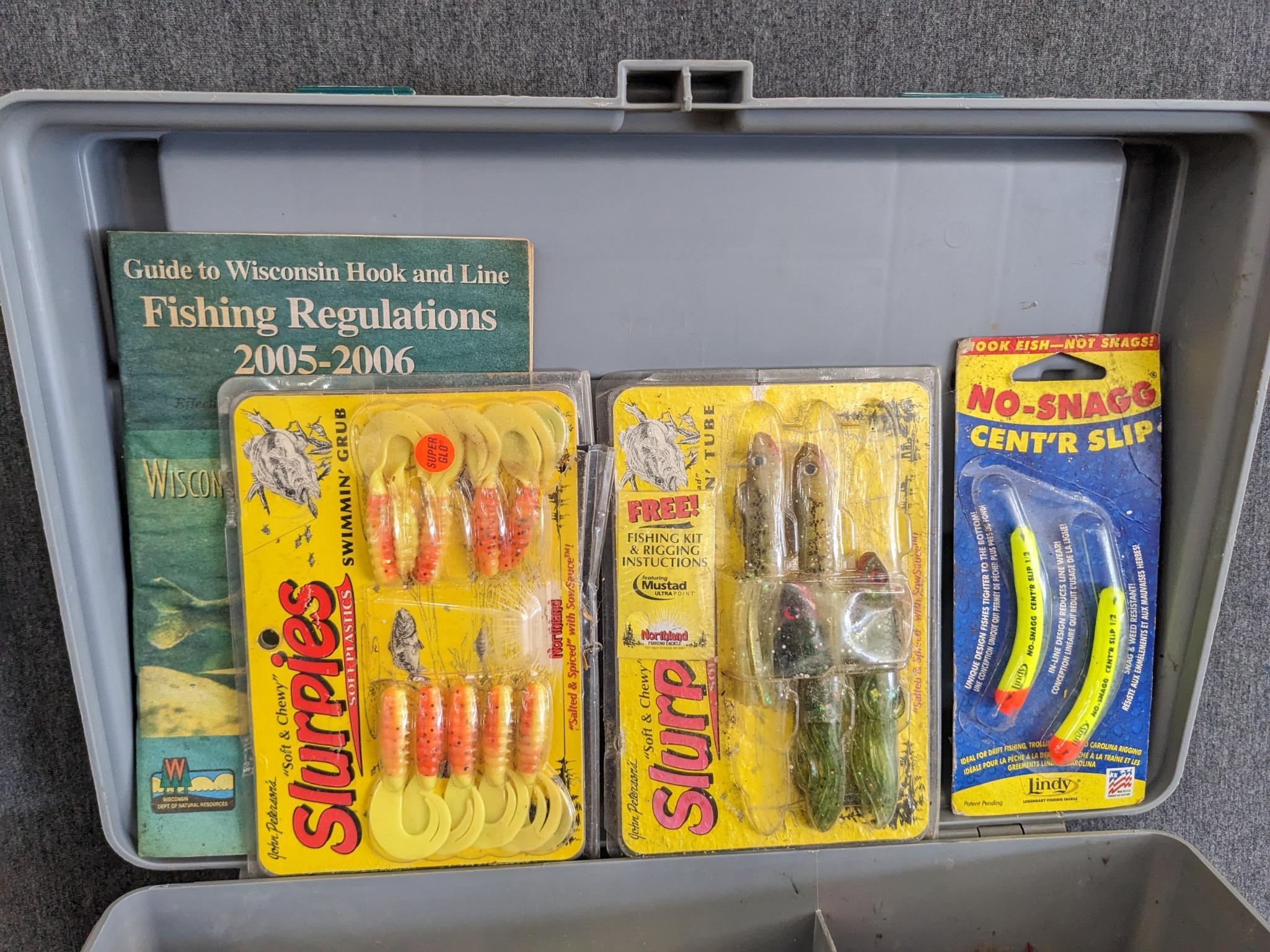 Plano tackle box w/ tons of tackle, Incl.
