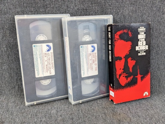 "Indiana Jones and the Last Crusade", "Raiders of the Lost Ark", and "The Hunt for Red October"