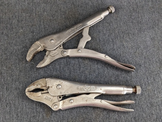 Two original Vise-Grips, both have good jaws, one has been used by a welder.