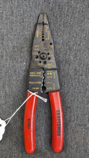 Craftsman wiring multitool w/ wire stripper, screw cutter, and crimper.
