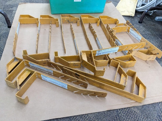 16 Qual-Craft 6" x 90 degree fixed pitch roofing brackets, each have 250 lb roofing material
