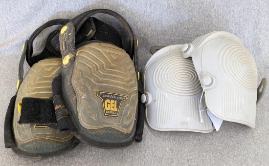 Nice knee-pads incl. FloorWalkers Gel Pro and other, two pairs.