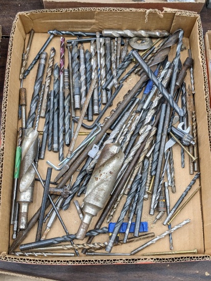 DeWalt, and other high speed steel and other drill bits, longest is 18", widest is 1 1/2". All the