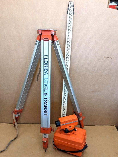 Florida Level and Transit automatic leveling system Wild Heerbrugg NA20 automatic level w/ tripod