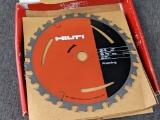 Box containing 10 Hilti SC-C WU premium framing circular saw blades are 6-1/2