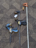 Two Quickgrip clamps, longer measures 32